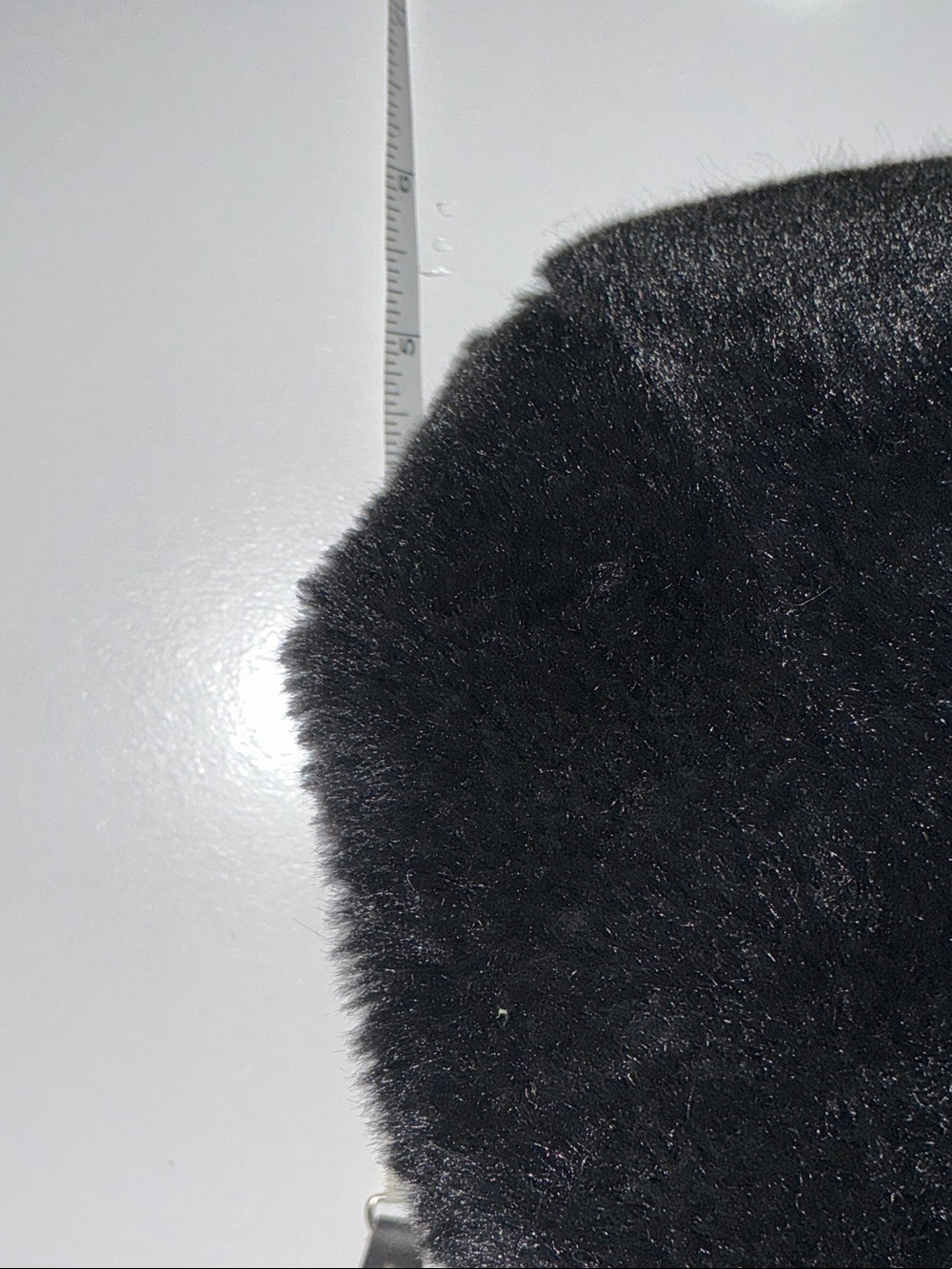 Juicy Couture Black Faux Fur Hobo Bag with Gold Logo-Like New - Picture 9 of 9